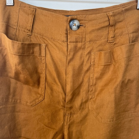 Anthropologie Maeve The Colette Cropped Wide Leg Pants 28 - Picture 10 of 15